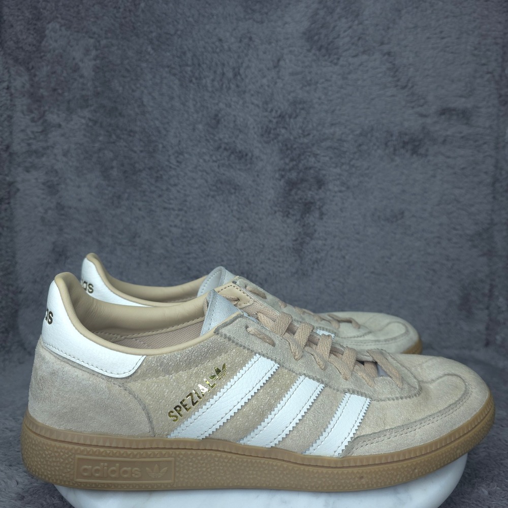 adidas Handball Spezial Sneakers Mens 8.5 Aluminum White Gum ID8779